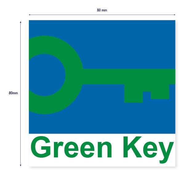 Green Key stickers (250st)