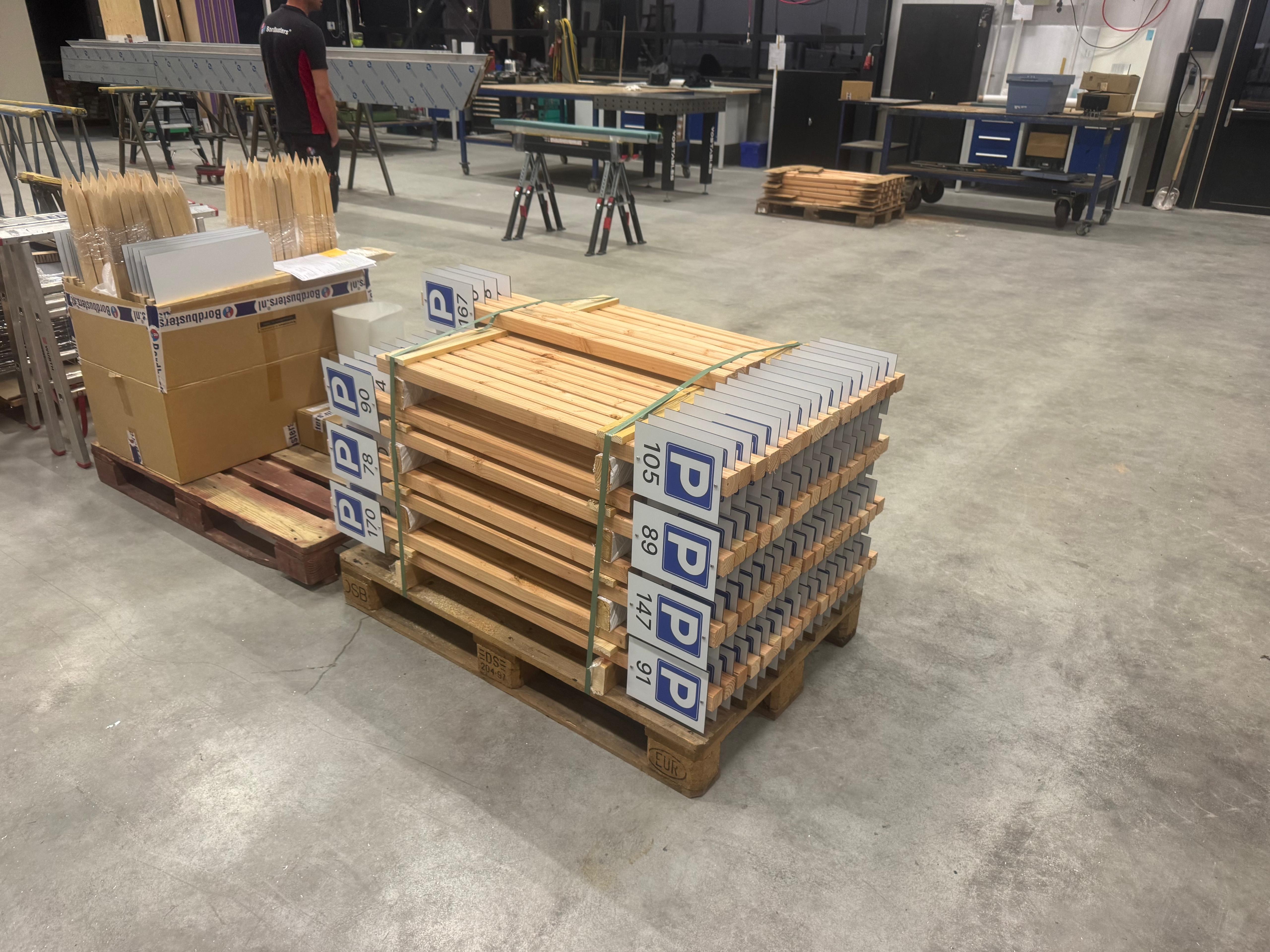 Parkeerbordjes (dibond)