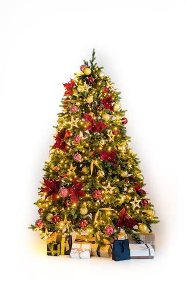 Kerstboom gedecoreerd