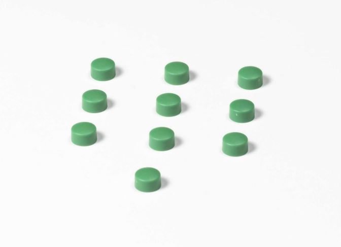 Magneetjes 10mm rond (50st)